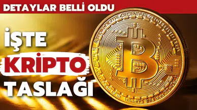 Kripto taslağının detayları belli oldu