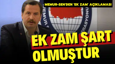 Memur-Sen'den 'ek zam' açıklaması