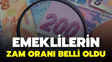 Emeklilerin zam oranı belli oldu