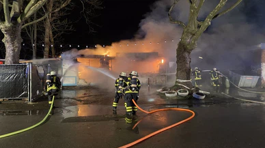 Almanya'da Türk'e ait büfe kundaklandı