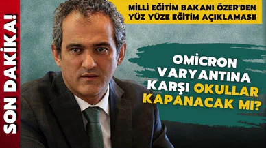Omicron varyantına karşı okullar kapanacak mı?