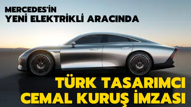 Mercedes'in yeni elektrikli aracında Türk Tasarımcı Cemal Kuruş imzası