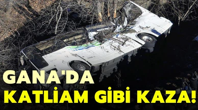 Gana'da katliam gibi trafik kazası