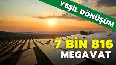 Türkiye'nin güneş enerjisi kurulu gücü 7 bin 816 megavata ulaştı