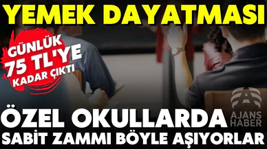 Özel okullarda "zorunlu yemek" dayatması
