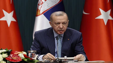 Cumhurbaşkanı Erdoğan, Sırbistan Cumhurbaşkanı Vucic ile ortak basın toplantısı düzenledi