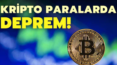 Kripto paralarda deprem! Bitcoin dibe vurdu!