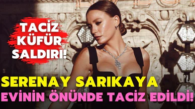 Serenay Sarıkaya evinin önünde taciz edildi