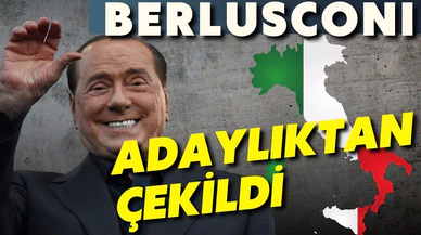 Berlusconi cumhurbaşkanlığı adaylığını geri çekti