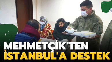 Mehmetçik'ten İstanbul'a destek