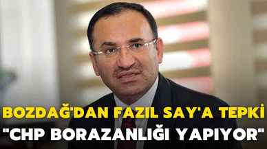 Bekir Bozdağ: Fazıl Say CHP borazanlığı ile gündem oluyor