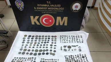 İstanbul'daki operasyonda 762 parça tarihi eser ele geçirildi
