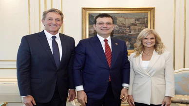 ABD'nin Ankara Büyükelçisi Jeffrey Flake, İBB Başkanı İmamoğlu'nu ziyaret etti