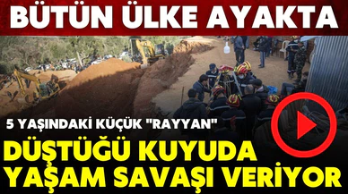 5 yaşındaki Fas'lı Rayyan düştüğü kuyuda kurtarılmayı bekliyor