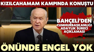 Bahçeli: Cumhurbaşkanı'nın tekrar aday olmasının önünde engel yok