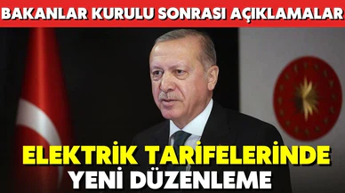 Cumhurbaşkanı Erdoğan: Elektrik fiyatları yeniden değerlendirilecek