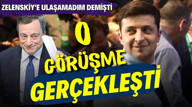 Zelenskiy ve Draghi, gündem olan "telefon" diyaloğunun ardından görüşmeyi başardı
