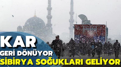 Sibirya'dan soğuk ve yağışlı hava geliyor