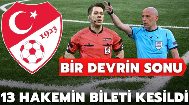 13 hakem sezonun geri kalanında maç yönetemeyecek