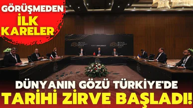 Dünyanın gözü Türkiye'de! Tarihi zirve başladı.