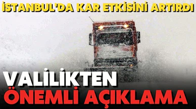 Tır ve kamyonların İstanbul'a girişi durduruldu