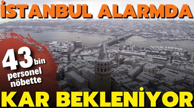 İstanbul'da kar yağışında kritik gün