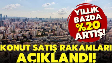 Şubat ayı konut satış rakamları açıklandı! Yıllık bazda %20 artış!