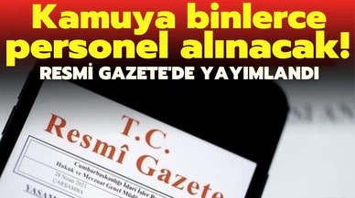 Sağlık Bakanlığı personel alımı Resmi Gazete'de yayımlandı