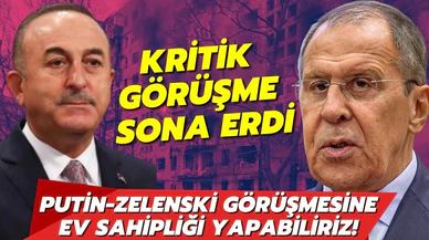 Çavuşoğlu-Lavrov görüşmesi sona erdi, ortak açıklama geldi