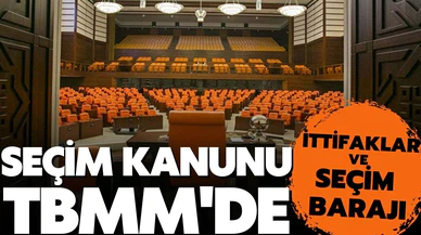 Seçim Kanunu teklifi TBMM Anayasa Komisyonunda görüşülüyor