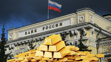 Rusya Merkez Bankası: "Rezervlerimizdeki altınlar Rusya’da"
