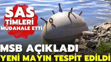 Karadeniz'de bir mayın daha tespit edildi!