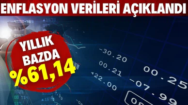 Enflasyon rakamları açıklandı