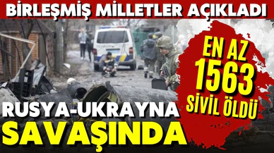 BM: Ukrayna'da en az 1563 sivil öldü, 4 milyon 278 bin 789 kişi komşu ülkelere geçti