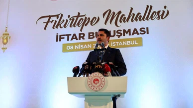 Bakan Murat Kurum, Fikirtepe'de iftar programına katıldı