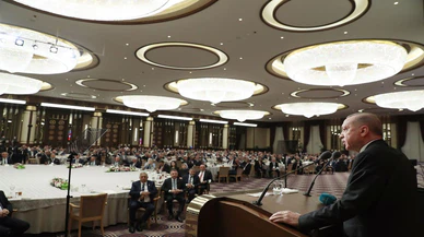 Cumhurbaşkanı Erdoğan, esnaf ve sanatkarlarla iftarda bir araya geldi