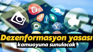 "Dezenformasyon Yasası" teklifi geliyor