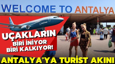 Antalya'ya hava yoluyla gelen turist sayısı 3 milyonu aştı