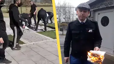 Danimarkalı siyasetçi Paludan Kur'an-ı Kerim yakma provokasyonunu sürdürdü