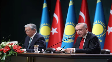 Cumhurbaşkanı Erdoğan, Kazakistan Cumhurbaşkanı Tokayev ile ortak basın toplantısında konuştu