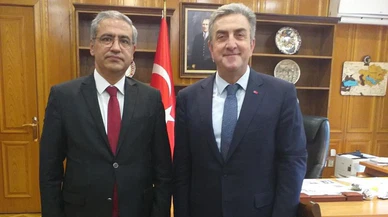 TUA Başkanı Yıldırım, Özbekistan Büyükelçimiz Bekar'ı ziyaret etti