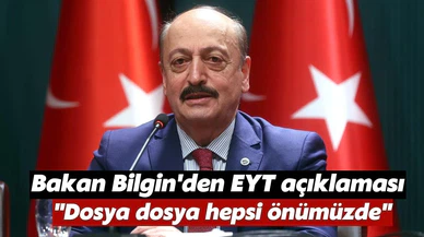 Bakan Bilgin'den 3600 ek gösterge ve EYT açıklaması