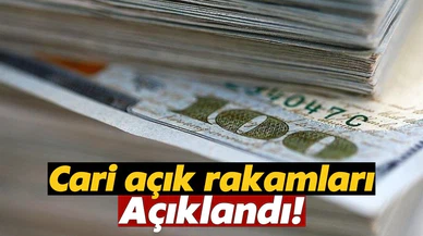 Cari açık rakamları açıklandı