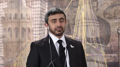 BAE Dışişleri Bakanı Al Nahyan, Çavuşoğlu ile ortak basın açıklamasında konuştu: