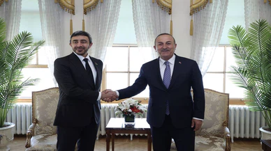 Dışişleri Bakanı Çavuşoğlu, BAE’li mevkidaşı Al Nahyan ile ortak basın toplantısında konuştu