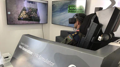 Milli savaş uçağı sanal olarak uçmaya başladı