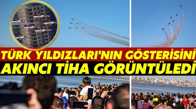 Türk Yıldızları'nın gösterisi, Bayraktar AKINCI TİHA'nın kamerasında