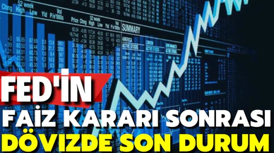 Fed'in faiz kararı sonrası dövizde son durum