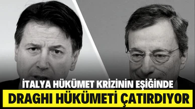 İtalya'da Draghi hükûmeti çatırdıyor