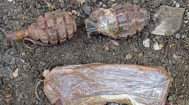 Tunceli'de teröristlere ait el bombası ve mühimmat ele geçirildi